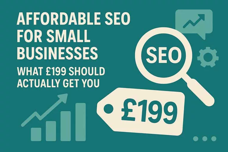 Affordable SEO services for small businesses in the UK – copy-led optimisation from £199 by Get Your Website Seen (GYWS).